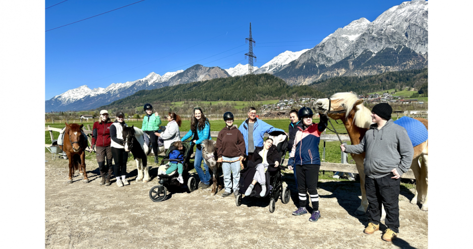 Reitgruppe im Frühjahr